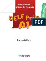 Delf Prim A1 Transcriptions
