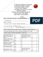 VAT Declaration Form