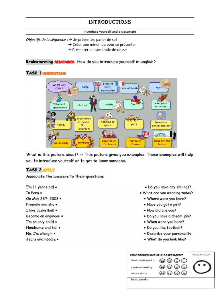 Effective Self-Introduction Techniques | PDF | Languages | Foreign ...