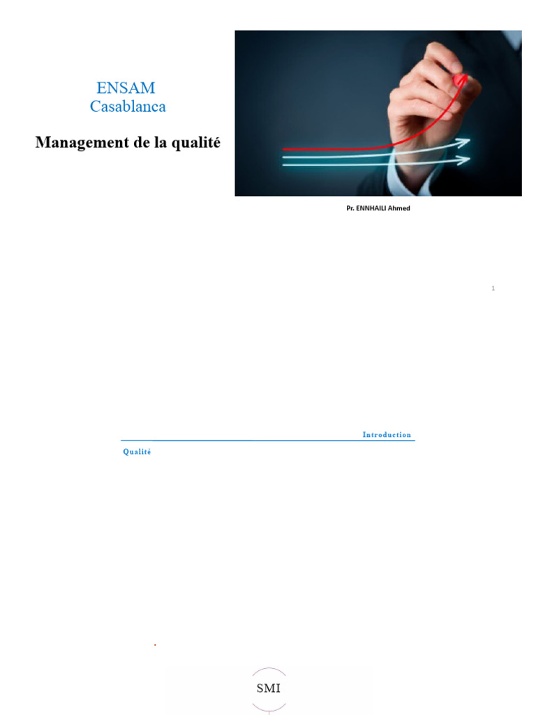 Management Intégré de la Qualité et ISO | PDF | Système de management ...