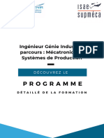 Programme Detaille GI Supmeca