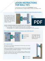 Installation Instructions Wall Ties