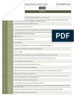 IC Financial Audit Preparation Checklist Template