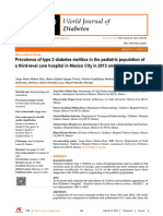 Prevalence of Type 2 Diabetes Emllitus in The Pediatric Population of A Third-Level Care Hospital in Mexico City in 2013 and 2018