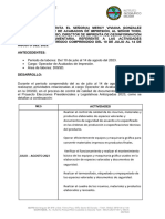 Informe Fin de Gestión Formato Documentos