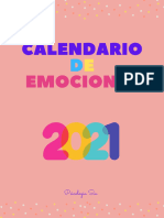 Calendario Emociones 2021 Psicologia Sia