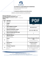 BR - Quadro de Dados Técnicos E Características Garantidas: Provenance Country