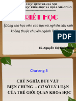 Chuong 5 - Cao hoc Triết học