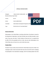 Potition Paper Usa by The Delegations Usa