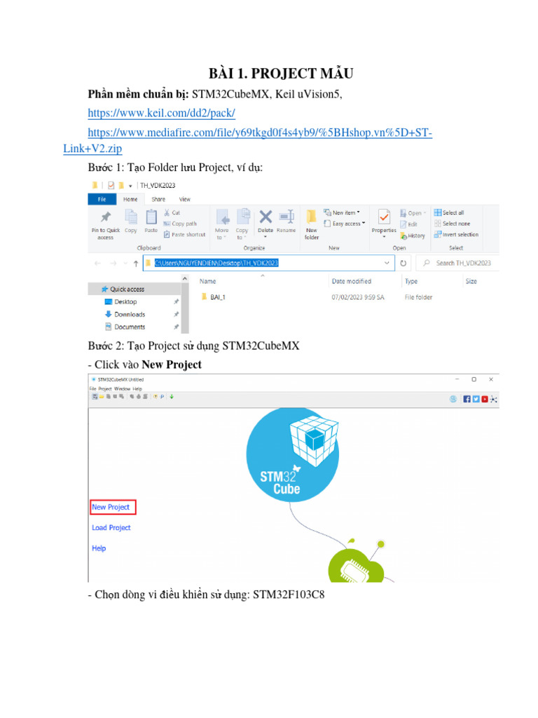 Bài 1. Project Mẫu | PDF