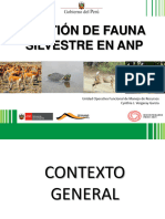 Gestión de Fauna Silvestre en Anp: Unidad Operativa Funcional de Manejo de Recursos Cynthia J. Vergaray Garcia