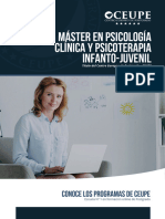 Master en Psicologia Clinica y Psicoterapia Infanto Juvenil