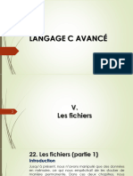 Langage C Avancé - Chapitres V