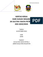 Proposal Hari Sukan Negara 2023