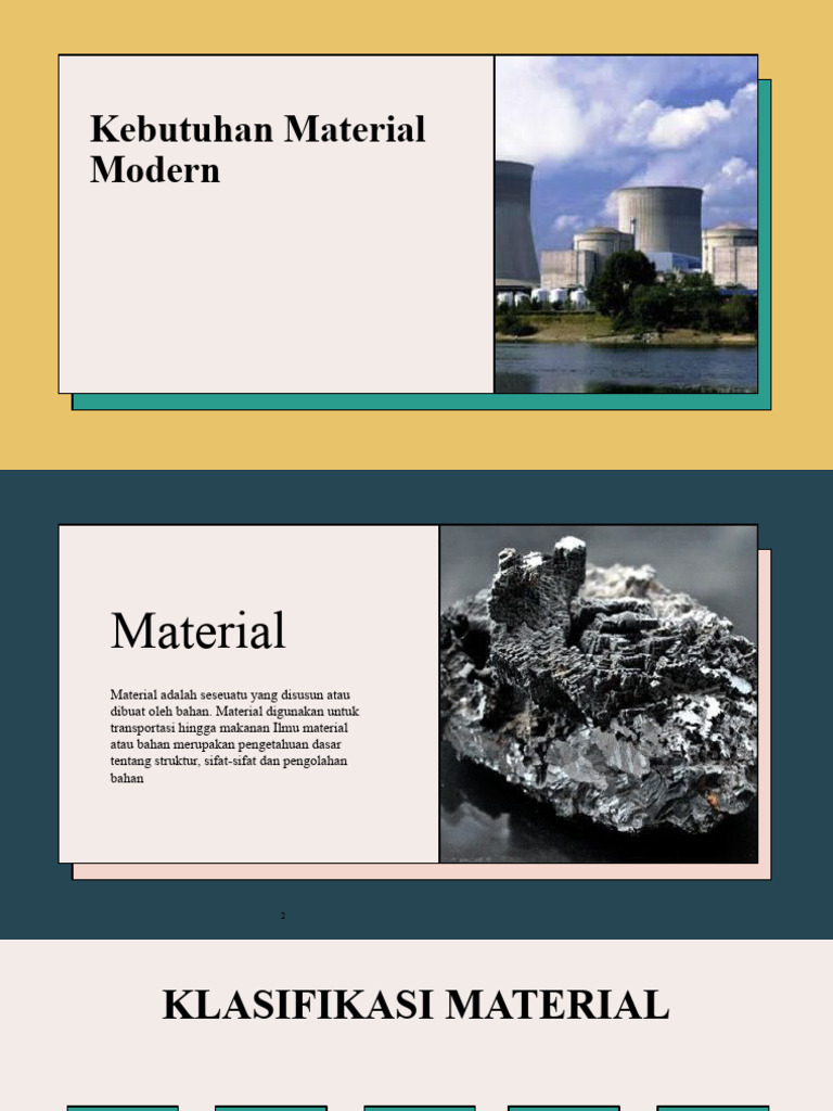Kebutuhan dan Jenis Material Modern | PDF | Teknologi & Rekayasa