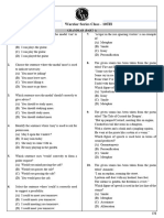 Grammar Part-1 - Practice Sheet - WARRIOR SERIES CLASS-10TH