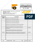 Orden de Servicio JCHP 3