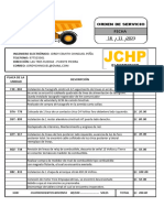 Orden de Servicio JCHP 8