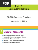 Topic 2 Computer Hardware