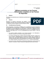 Prev-28-07 Servicios Prestado en Las Fuerzas Armadas y Militarizados Cumplidos en Las Fuerzas de Seguridad