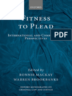 (Oxford Monographs On Criminal Law and Justice) Ronnie Mackay, Warren Brookbanks - Fitness To Plead - International and Comparative Perspectives (2018, Oxford University Press) - Libgen - Li