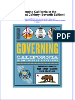 Governing California in The Twenty First Century Seventh Edition
