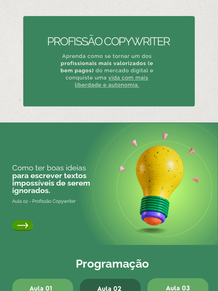 Como se Tornar Copywriter de Sucesso | PDF | Carreira e Crescimento ...