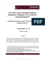 The Future of The Automotive Industry Dangerous Challenges or New Life For A Saturated Market