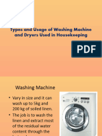 Types and Usage of Washing Machine and Dryers