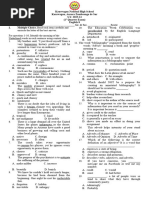 english 8 1st Quarter EXAM