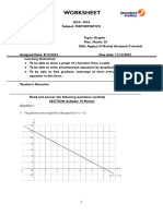 8B AFL 2 Worksheet On Graph