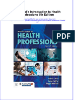 Stanfields Introduction To Health Professions 7th Edition