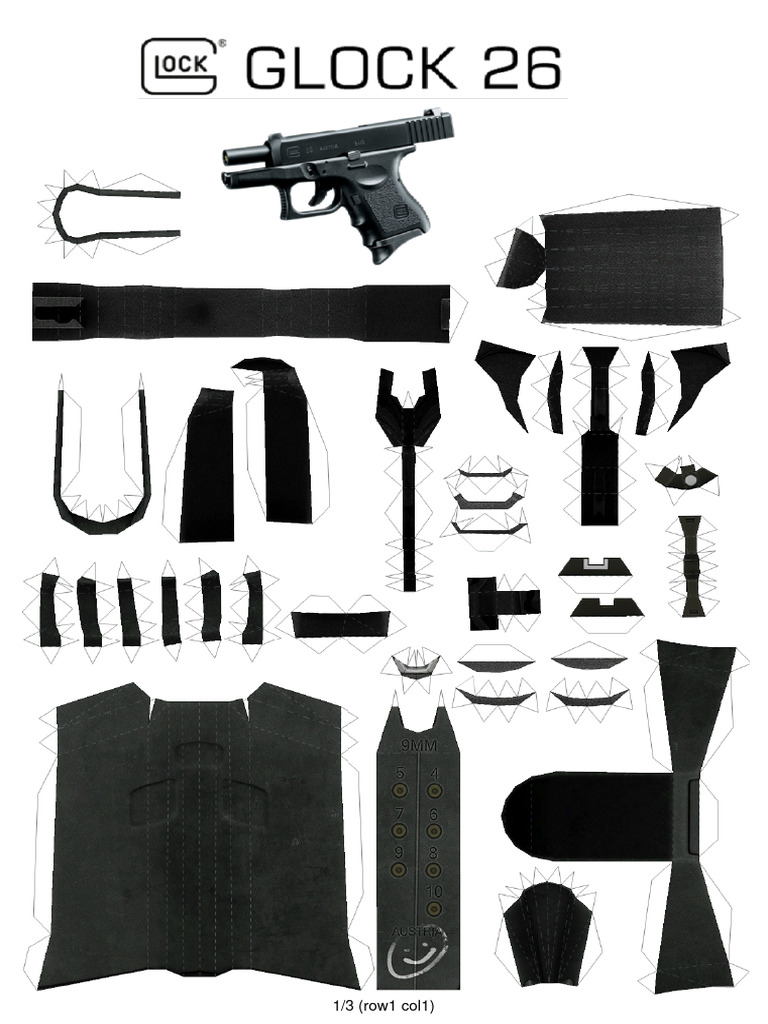 Pistola 26 Papercraft | PDF