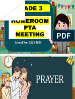 Parent Homeroom Meeting 2023 24