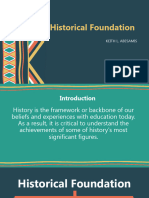 Historical Foundation The Ancient Era, Pre-Socratic and The Medieval Period