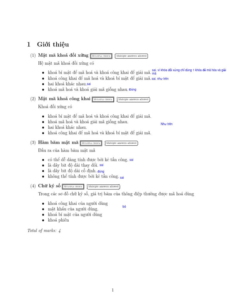 QB 1 | PDF