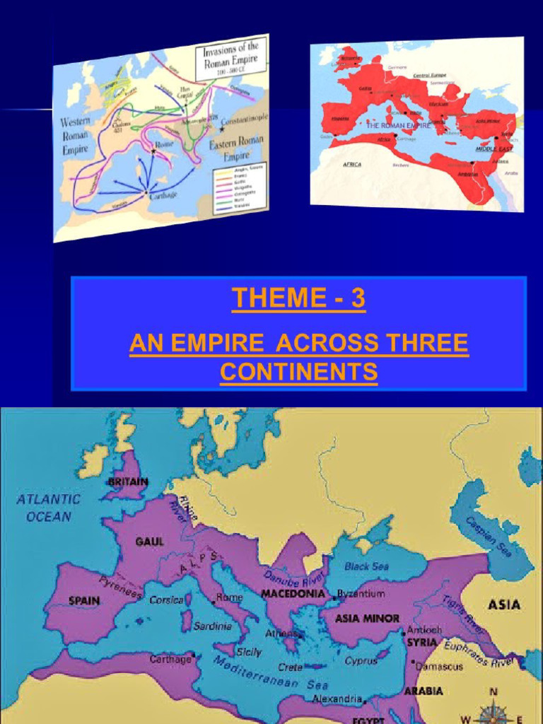 Roman Empire Across Three Continents | PDF | Roman Empire | Byzantine ...