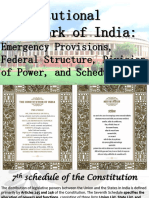 Legal Presentation On Constitutional Frame Work of India