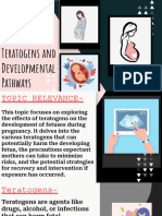 Psychology Navigating Prenatal Influences: Teratogens and Developmental Pathways Project