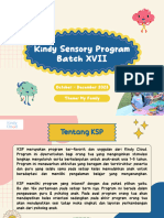 Kindy Sensory Program Batch XVII-1