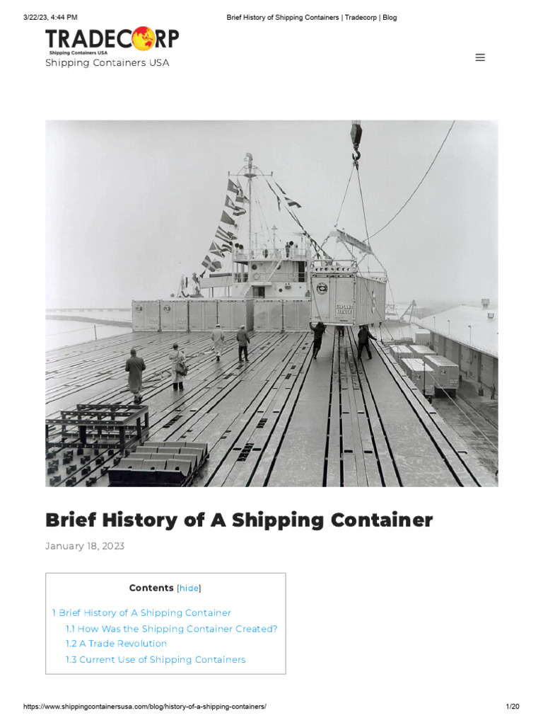 Brief History of Shipping Containers _ Tradecorp _ Blog PDF