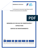 NS - 6100 - FD - MCA - EXO - SSB - DS - 000004 Memoria de Cálculo Edificio de Mantenimiento