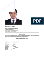 Chin Carulla - Resume