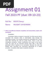 Muqnit Ur Rehman - Assignment - 1