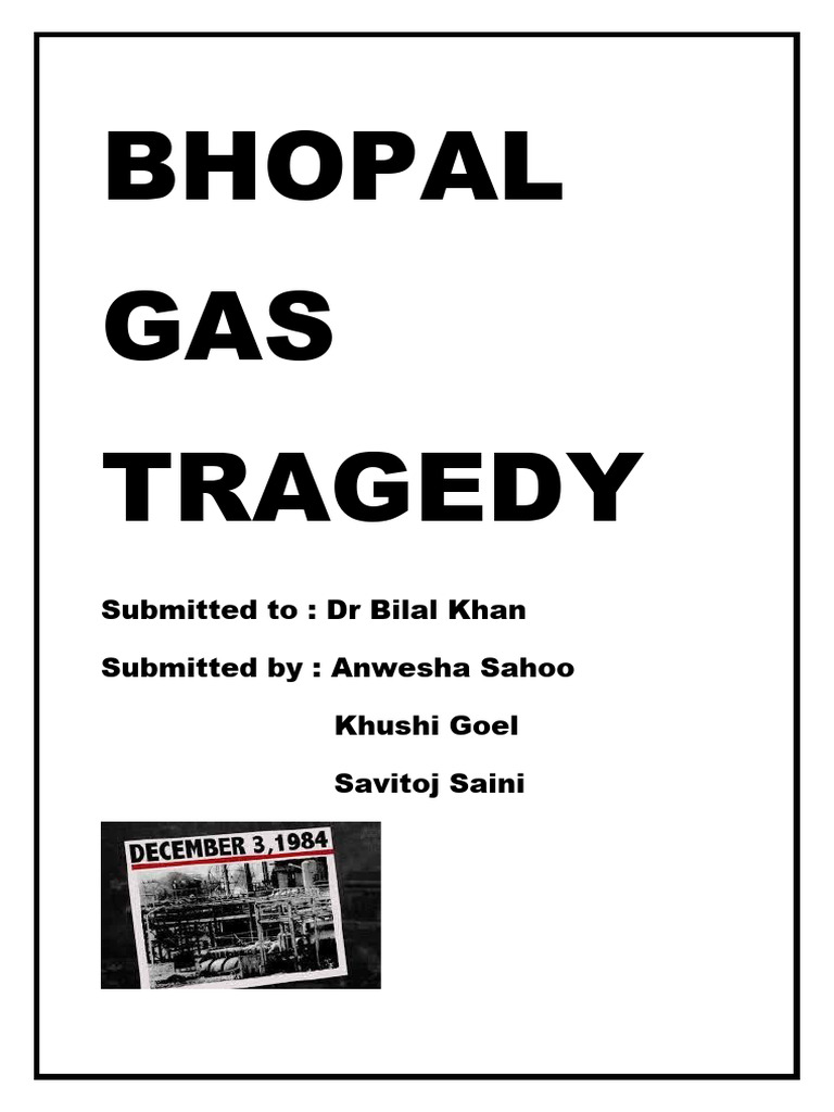 Bhopal gas tragedy anwesha sahoo send pdf pollution nature