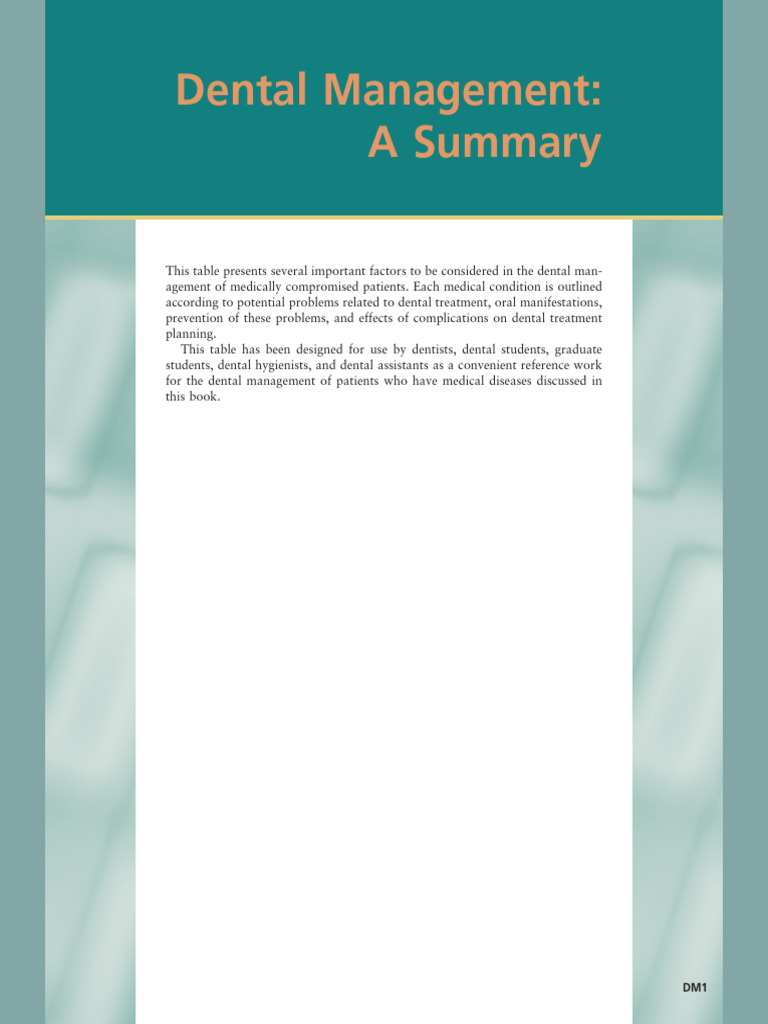 Dental Management A - 2013 - Little and Falace S Dental Management of ...