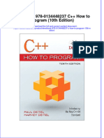 Etextbook 978 0134448237 C How To Program 10th Edition