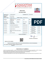 Ayush Admit Card