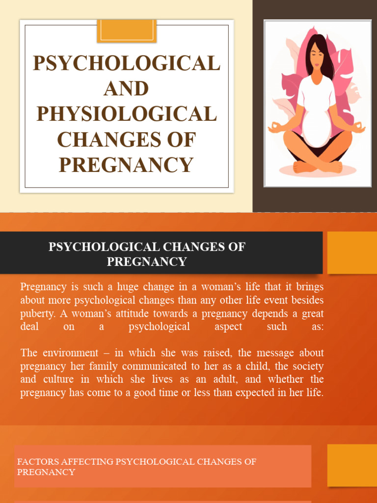 Psychological and Physiological Changes in Pregnancy | PDF | Pregnancy ...