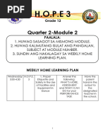 H.O.P.E 3: Quarter 2-Module 2